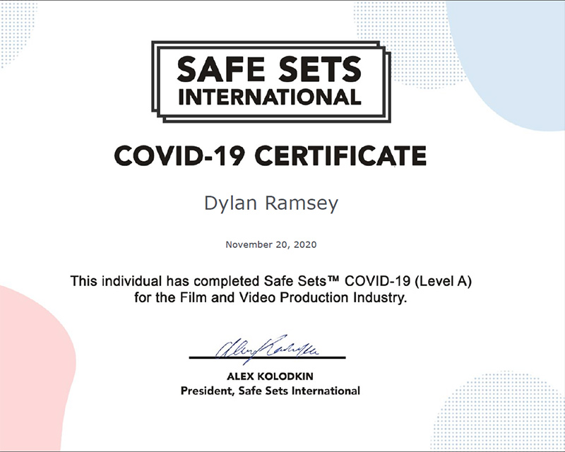 Safe Sets Level A Certification